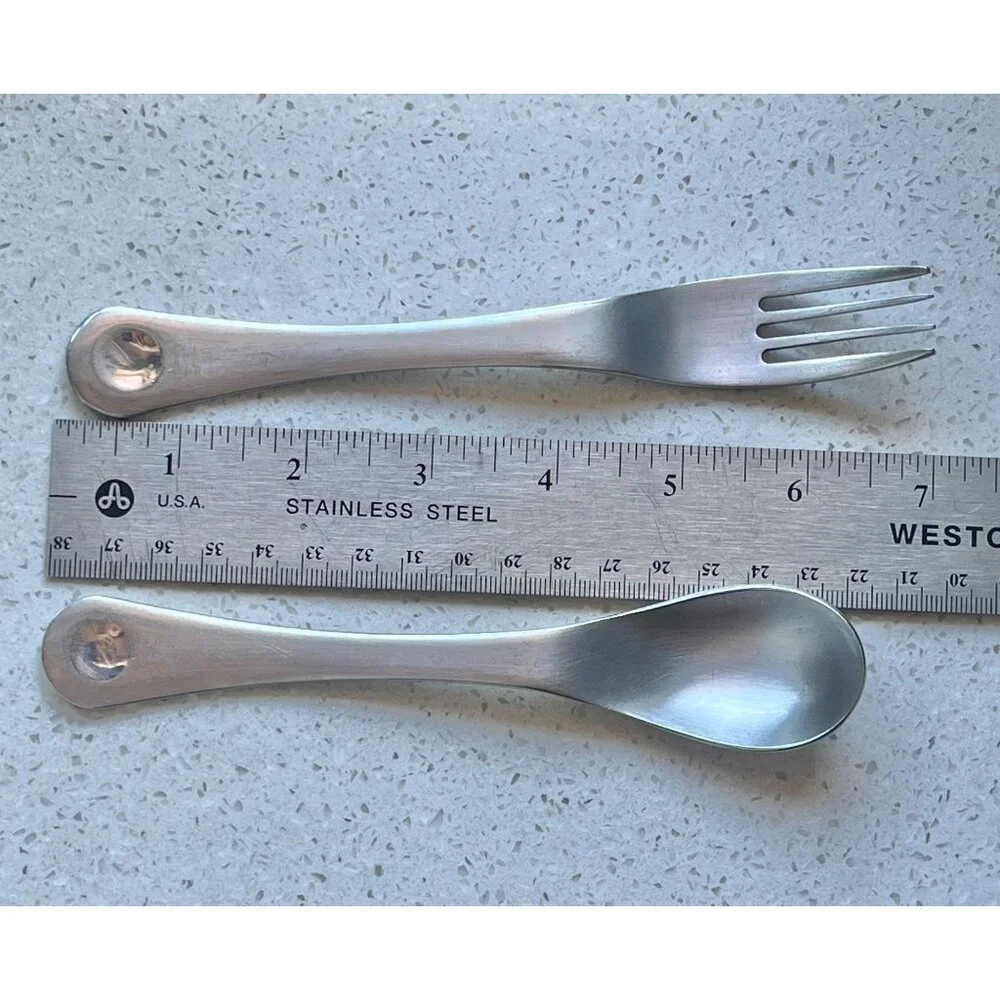 Robert Welch 18/10 Stainless Steel Fork & Spoon Designed By William Welch - Picture 2 of 4
